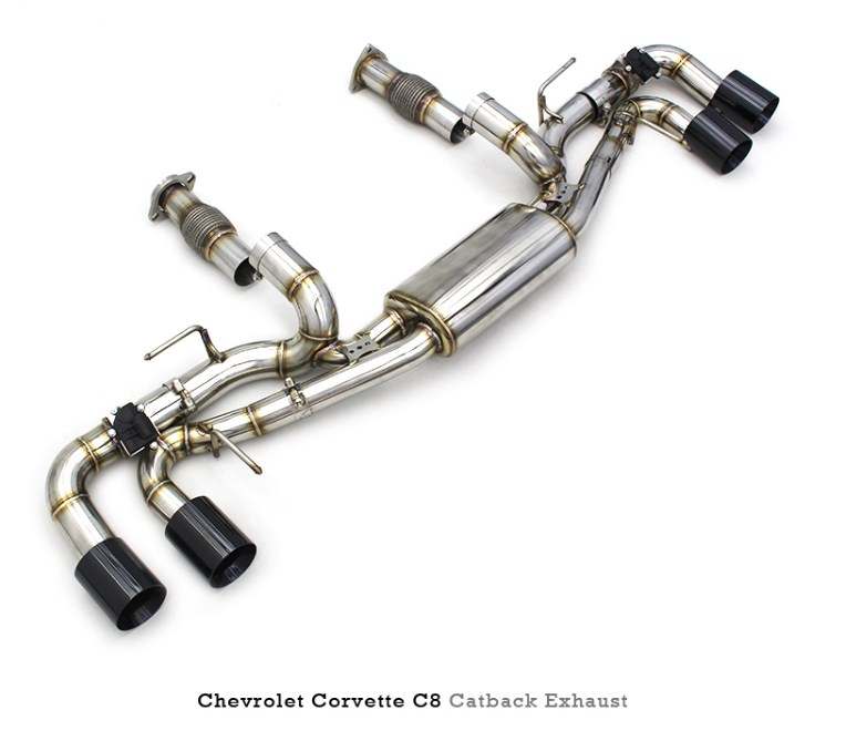 Stainless Steel Exhaust System For C8 Corvette