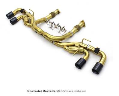 Stainless Steel Exhaust System For C8 Corvette
