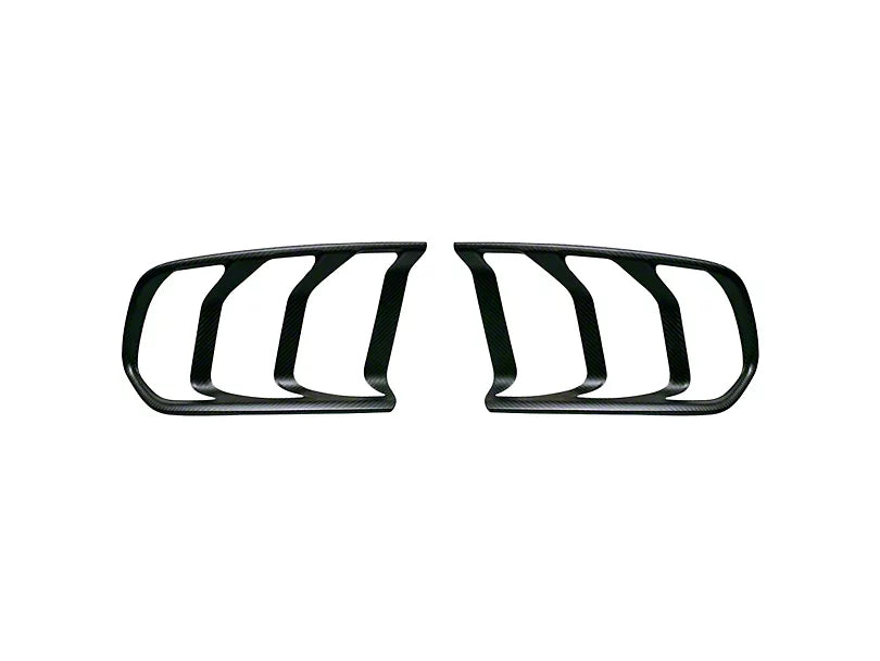 Carbon Fiber Rear Tail Light Cover For Mustang