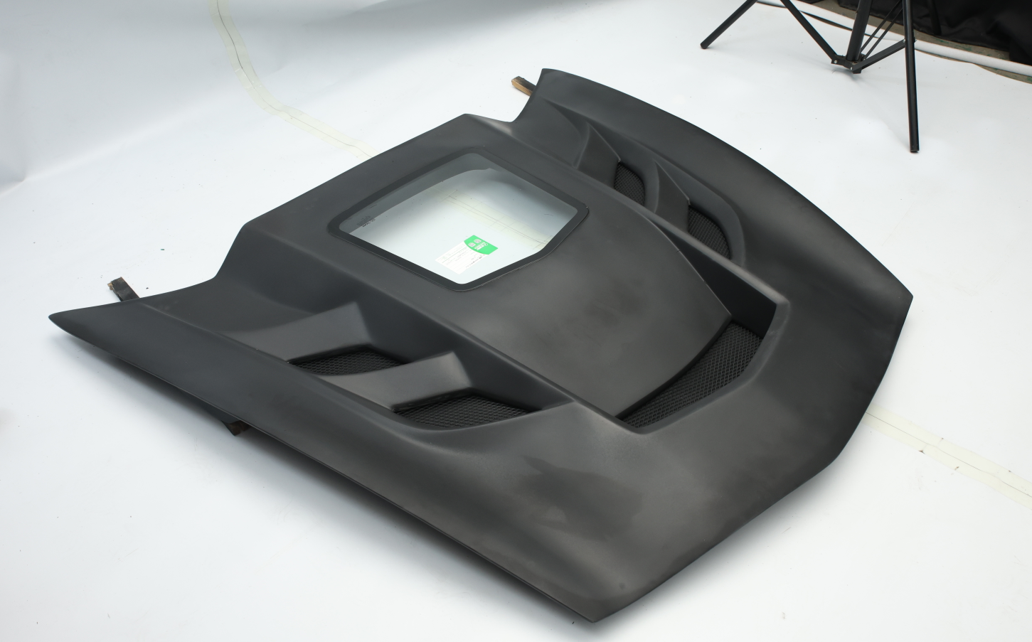 Full Fiberglass Hood (Unpainted) With Glass Cut For C7 Corvette