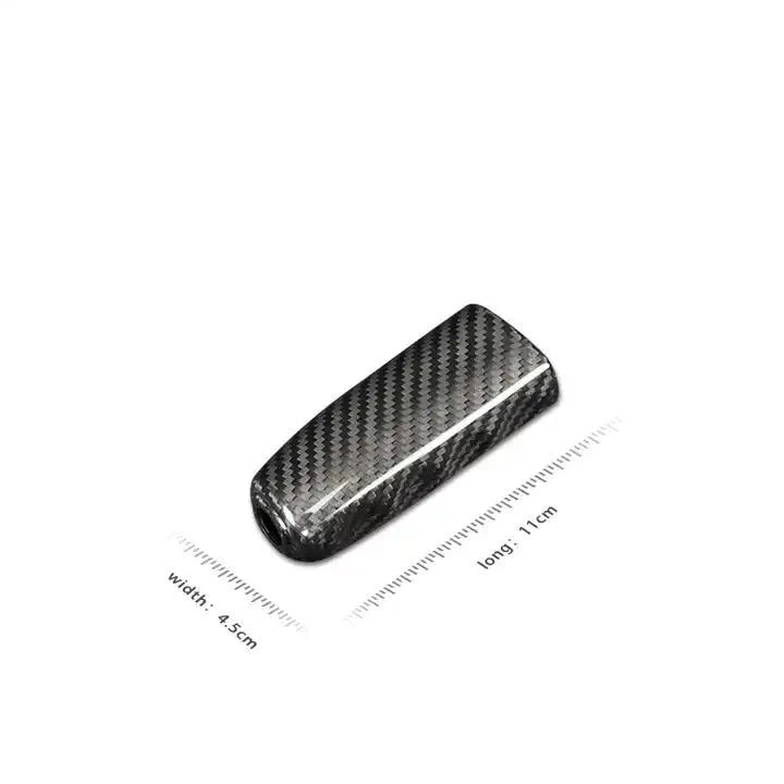 Carbon Fiber Hand Break Cover Trim For Mustang