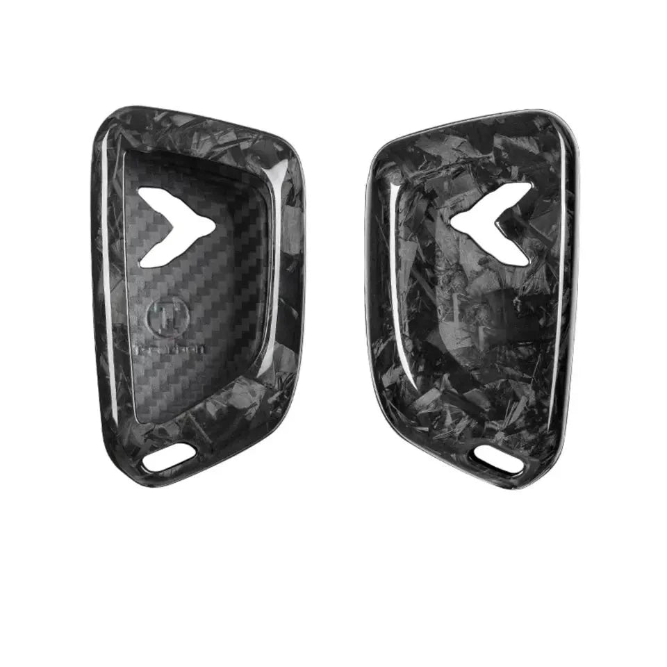 Forged Carbon Fiber Key Cover Trim For C8 Corvette