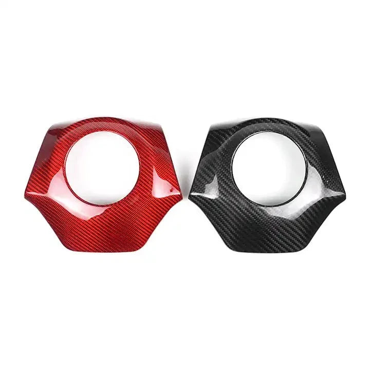Carbon Fiber Steering Wheel Center Piece Trim For Chevy Camaro