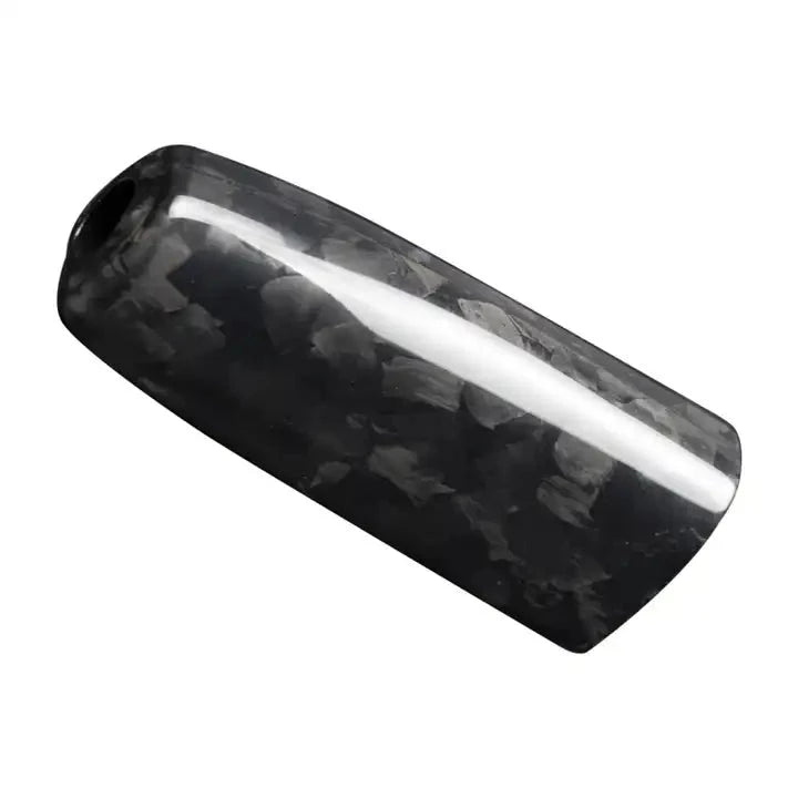 Forged Carbon Fiber Hand Break Cover Trim For Mustang