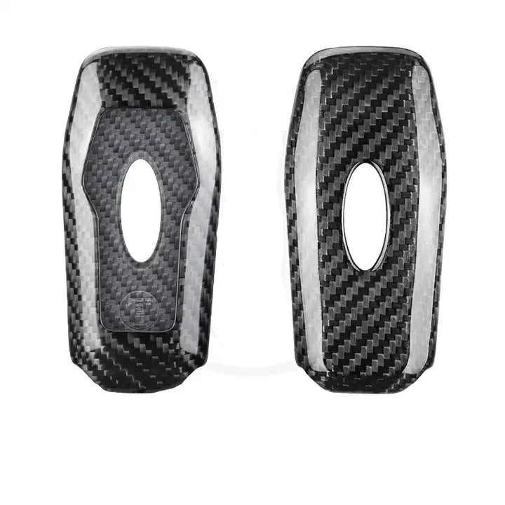 Carbon Fiber Key Cover Trim For Mustang
