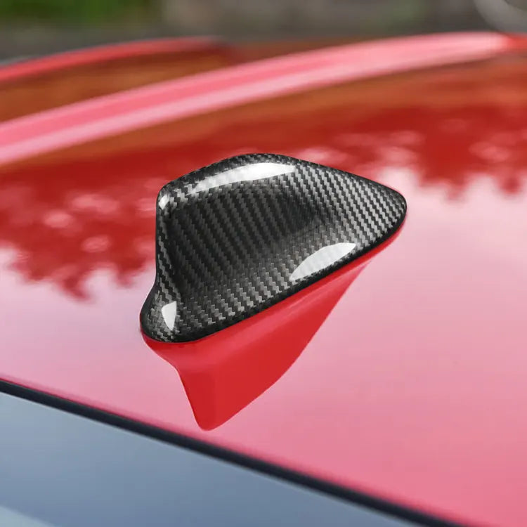 Carbon Fiber Shark Fin Cover Trim For Dodge Challenger