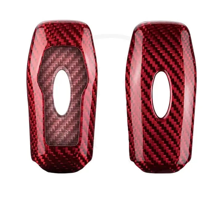 Carbon Fiber Key Cover Trim For Mustang