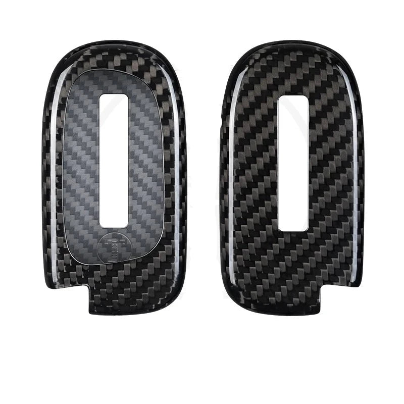 Carbon fiber Key Cover Trim For Dodge Charger
