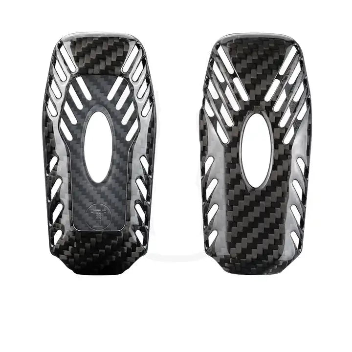 Carbon Fiber Key Cover Trim For Mustang