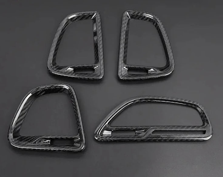 Carbon Fiber A/C Vent Cover Trim For Dodge Challenger