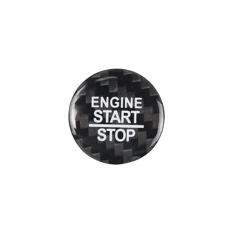 Carbon Fiber Start Button Trim For Dodge Charger