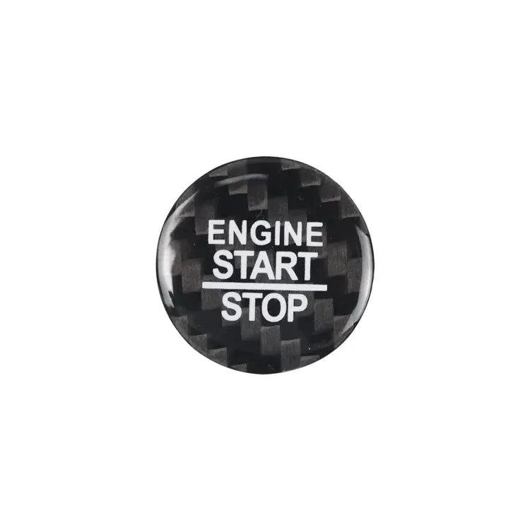 Carbon Fiber Start Button Trim For Dodge Challenger