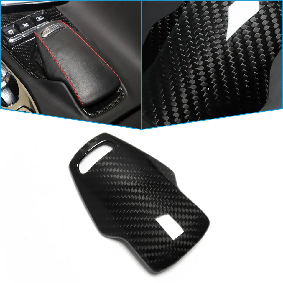 Carbon Fiber Mode Shift Knob Trim For C8 Corvette