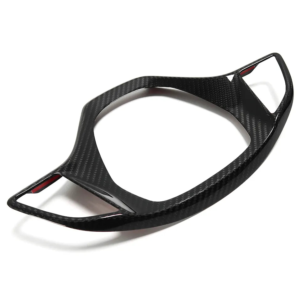 Carbon Fiber Steering Wheel Cover Trim For C7 Corvette