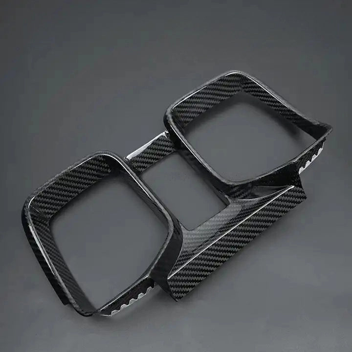 Carbon Fiber Dashboard Instrument Frame Trim For Chevy Camaro