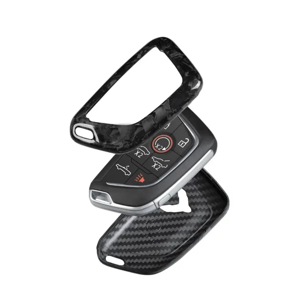 Forged Carbon Fiber Key Cover Trim For C8 Corvette