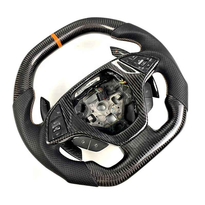 Carbon Fiber Steering Wheel For Chevy Camaro