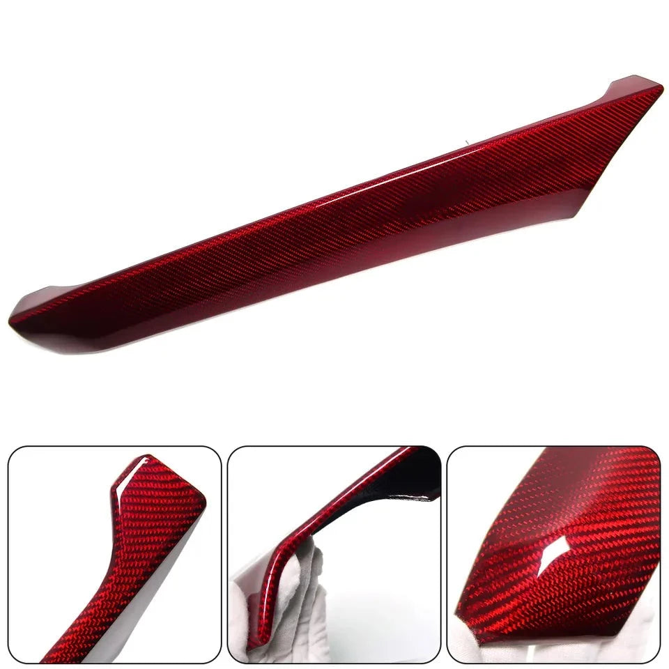 Carbon Fiber Center Console Gear Shifter Passenger Side Trim For C8 Corvette