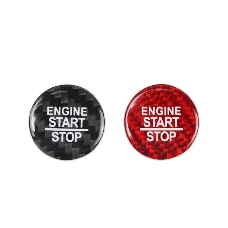 Carbon Fiber Start Button Trim For Dodge Charger