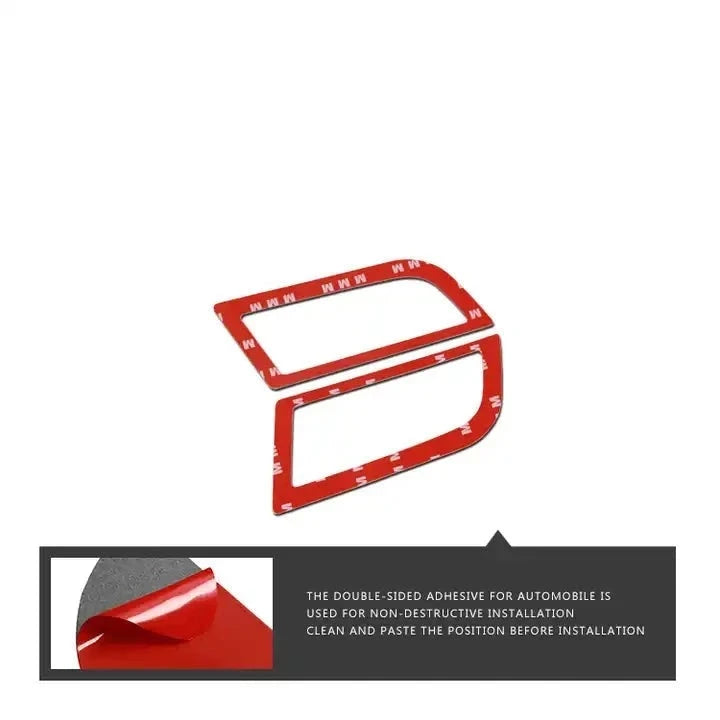 Carbon Fiber Side Air Conditioner Outlet Trim For Mustang