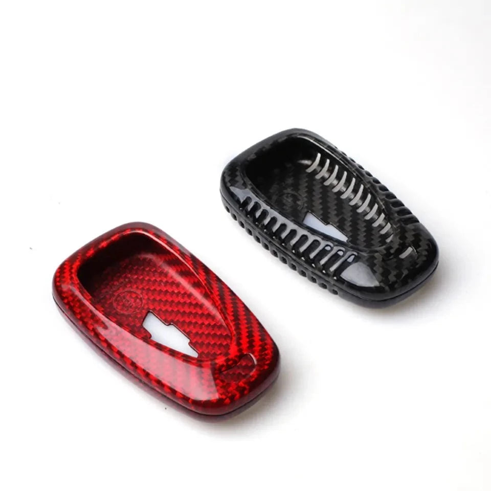 Carbon Fiber Key Cover Trim For Chevy Camaro