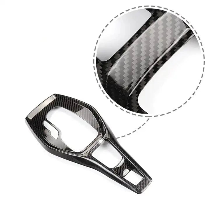 Carbon Fiber Center Gear Panel Trim For Chevy Camaro