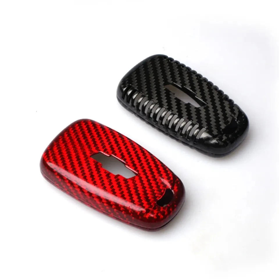 Carbon Fiber Key Cover Trim For Chevy Camaro
