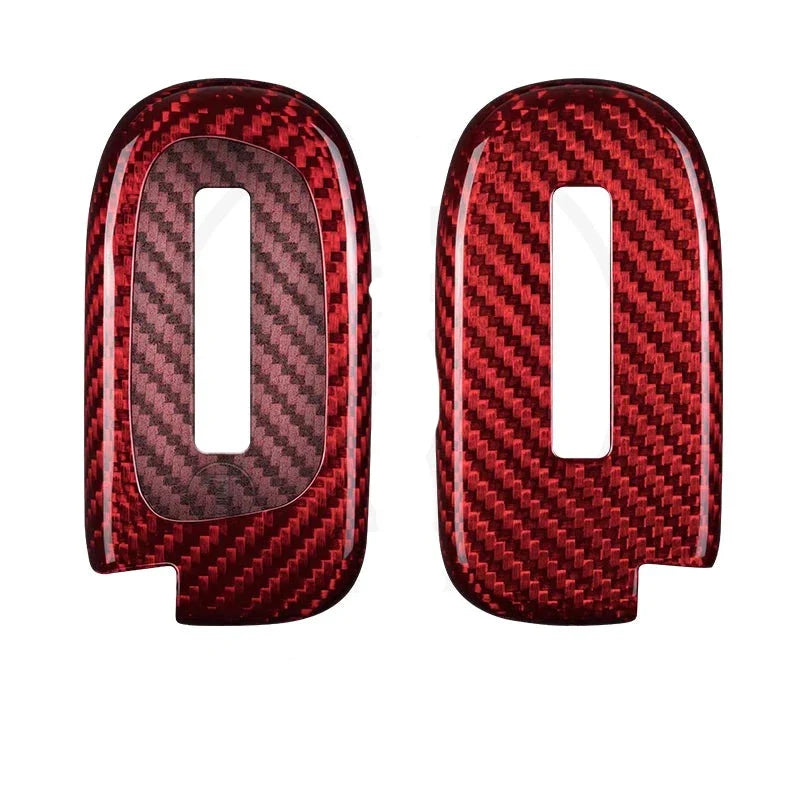 Carbon fiber Key Cover Trim For Dodge Durango