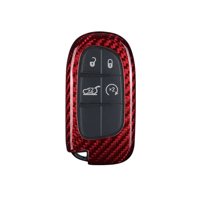 Carbon fiber Key Cover Trim For Dodge Durango