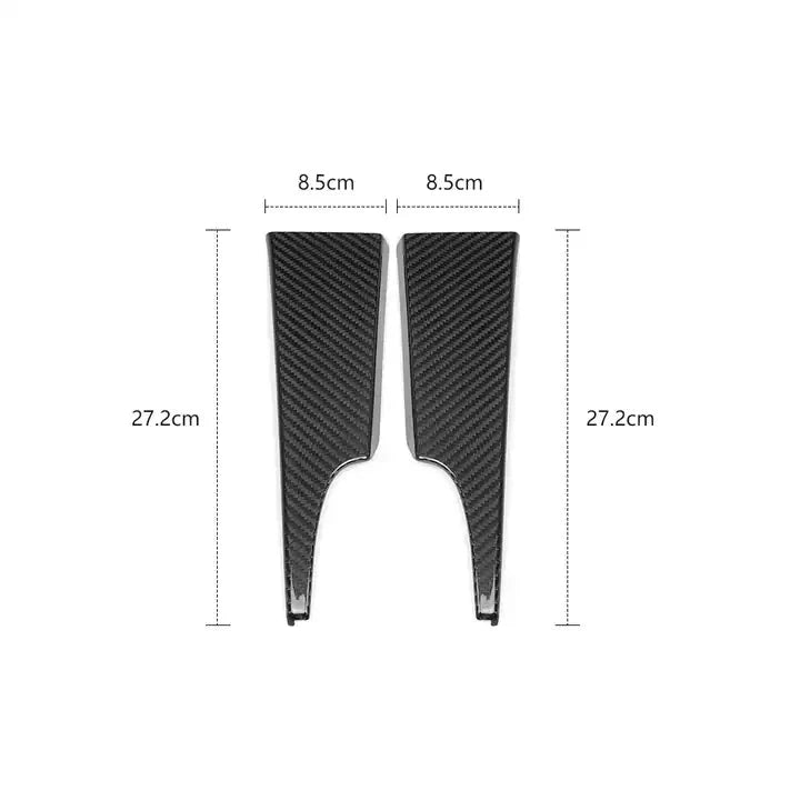 Carbon Fiber Lower Dashboard Left & Right Cover Trim For Mustang