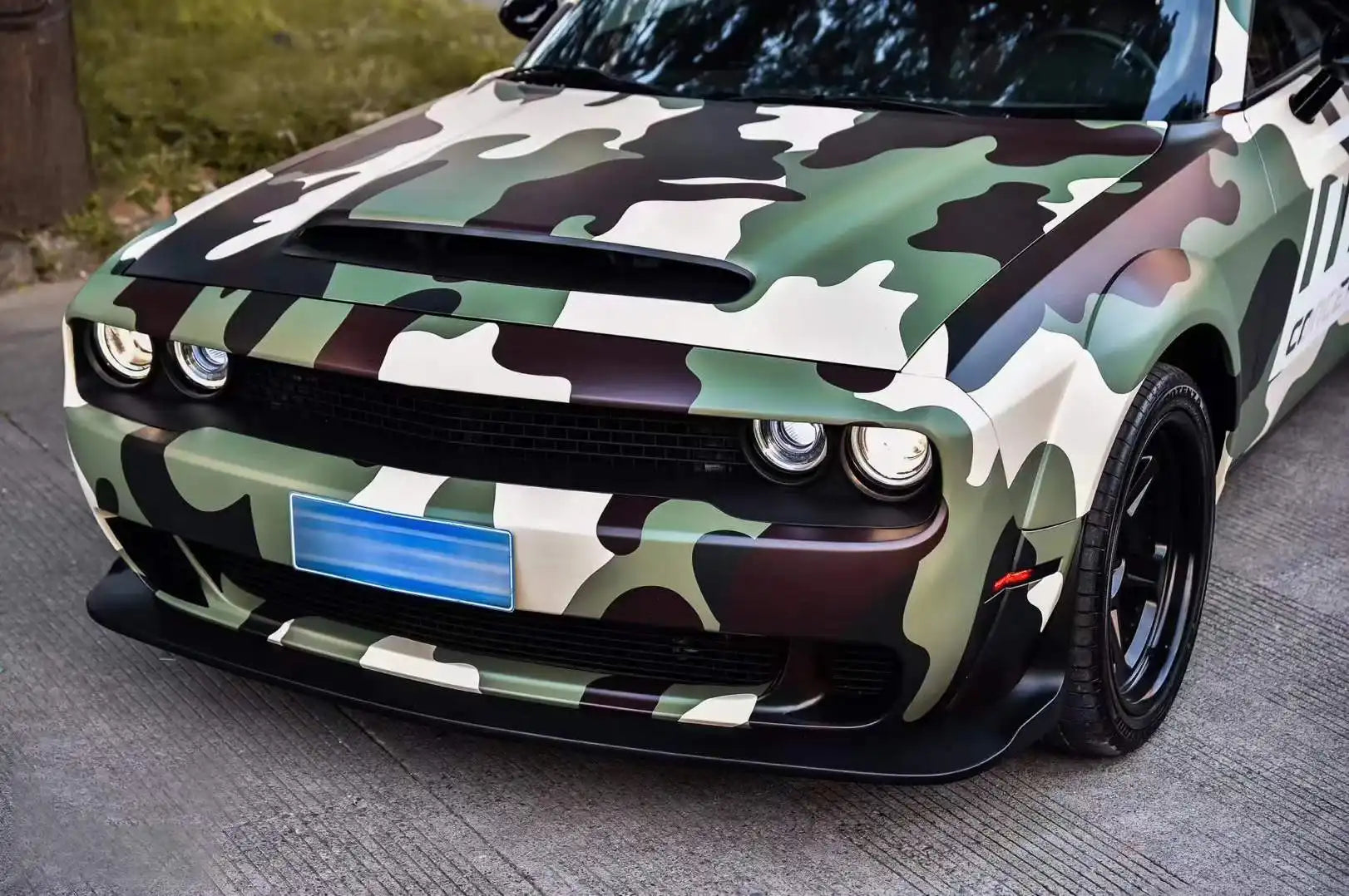 Carbon Fiber Demon Style Hood For Dodge Challenger
