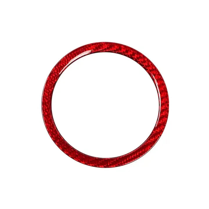 Carbon Fiber Air Bag Cover Ring Trim For Chevy Camaro