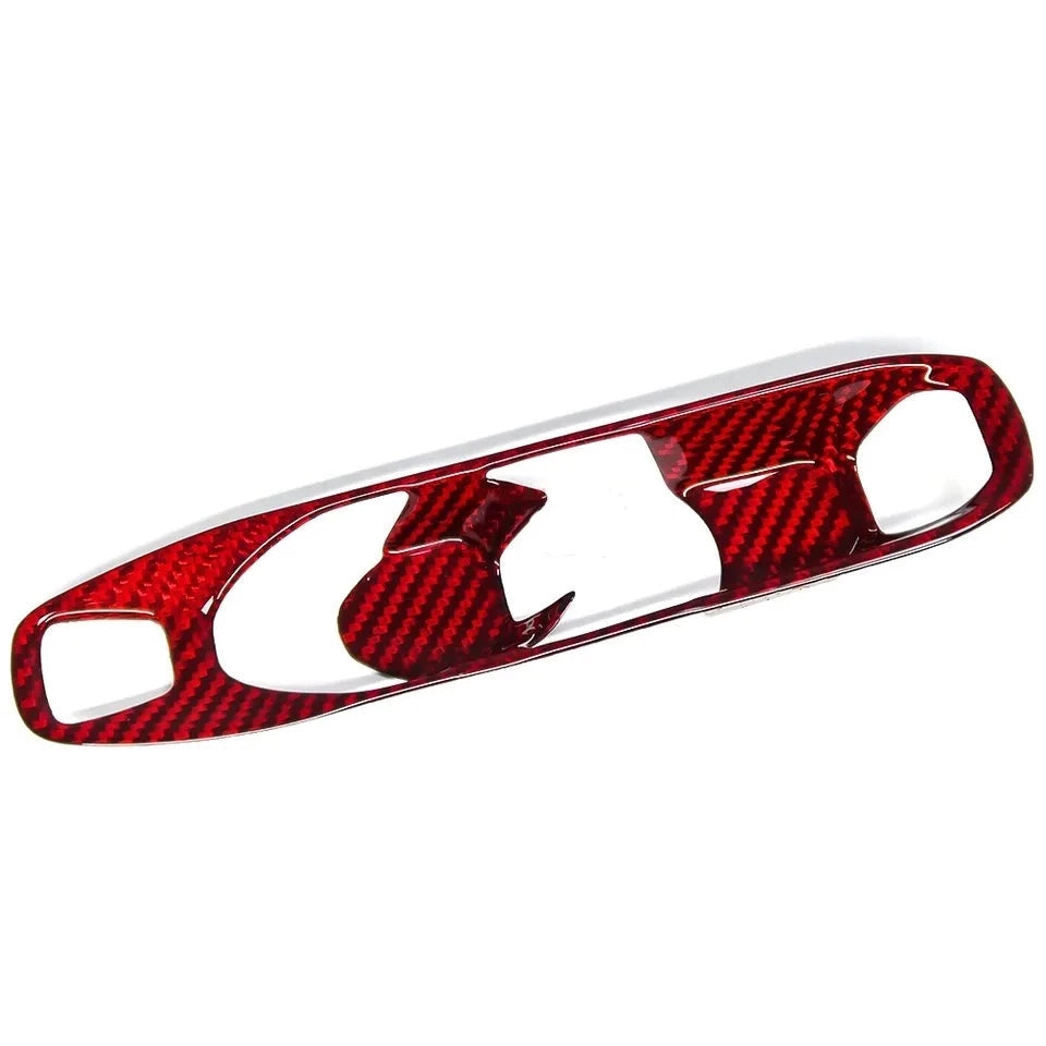 Carbon Fiber Interior Console Mode Gear Control Transmission Trim For C8 Corvette