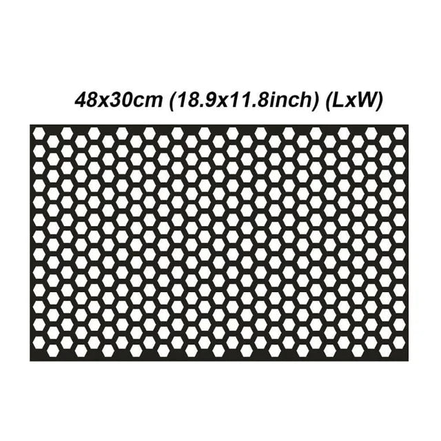 Honeycomb Rear Light Sticker Film For Mustang