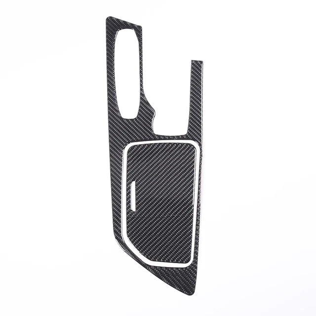 Soft Real Carbon Fiber Central Control Storage Box Sticker Trim For C8 Corvette