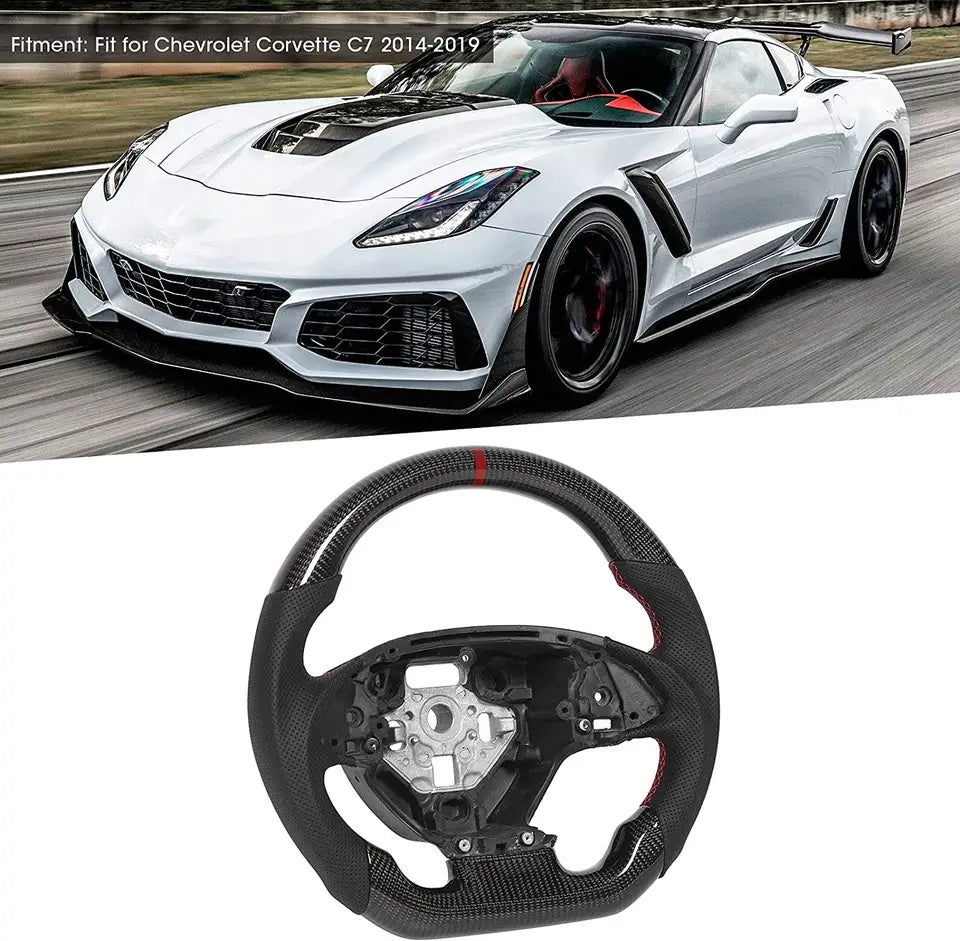 Carbon Fiber Steering Wheel For C7 Corvette