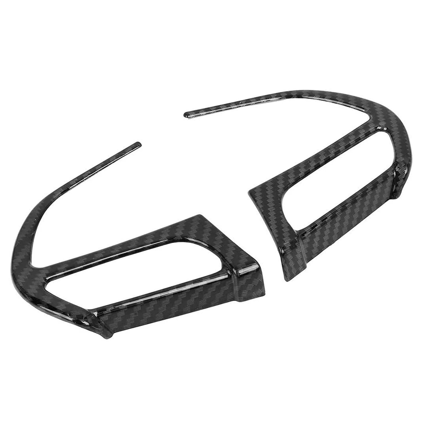 ABS Carbon Fiber Steering Wheel Cover Trim For Dodge Durango