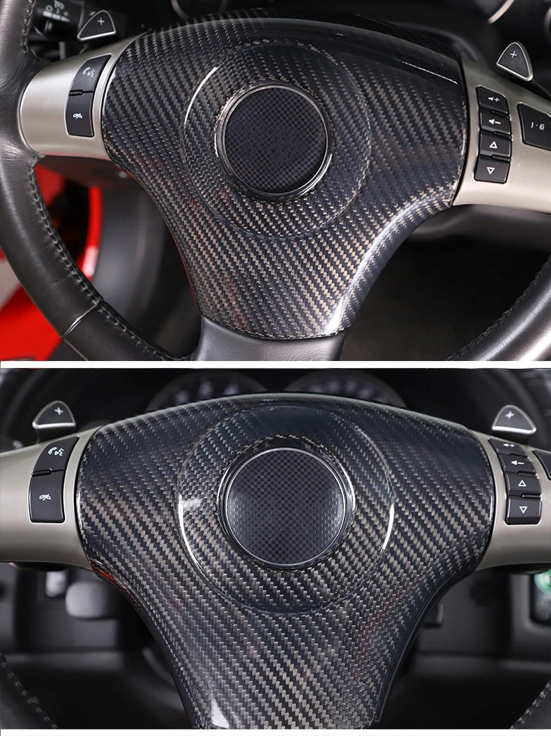 Carbon Fiber Steering Wheel Cover Trim For C6 Corvette