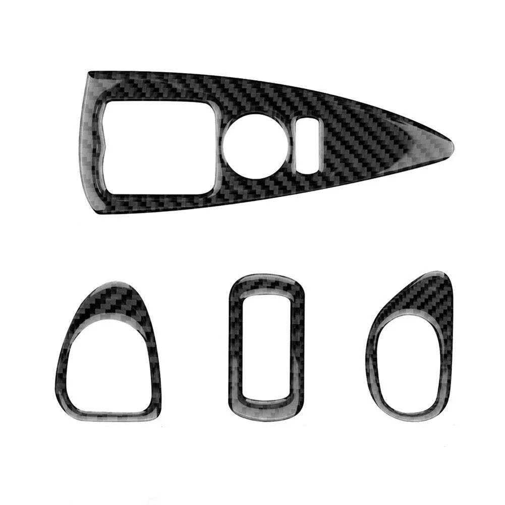 Carbon Fiber Window Switch Panel Trim For C6 Corvette