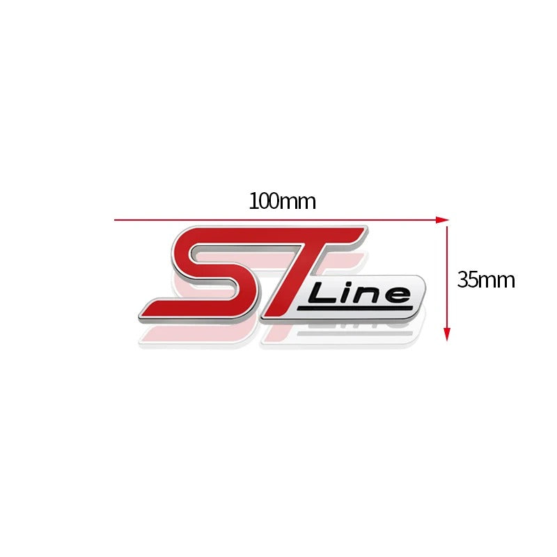 3D Metal ST Line Emblem For Ford Focus