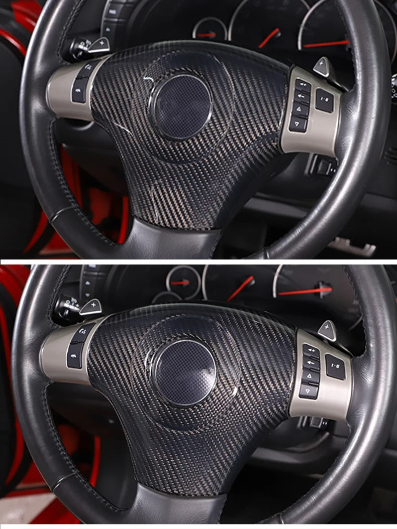 Carbon Fiber Steering Wheel Cover Trim For C6 Corvette