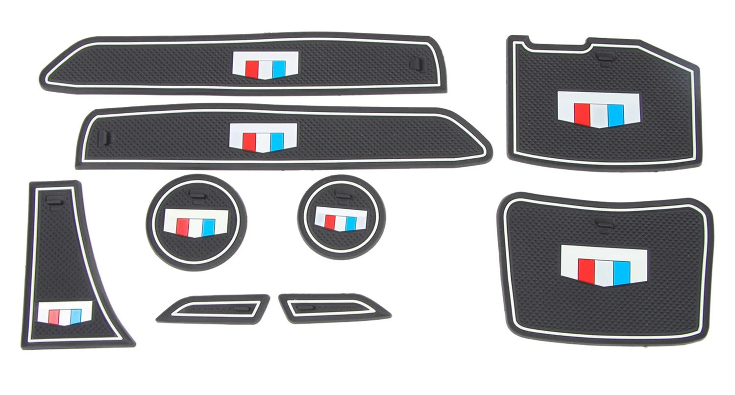 Non-Slip Cup Holder Mat Trim For Chevy Camaro