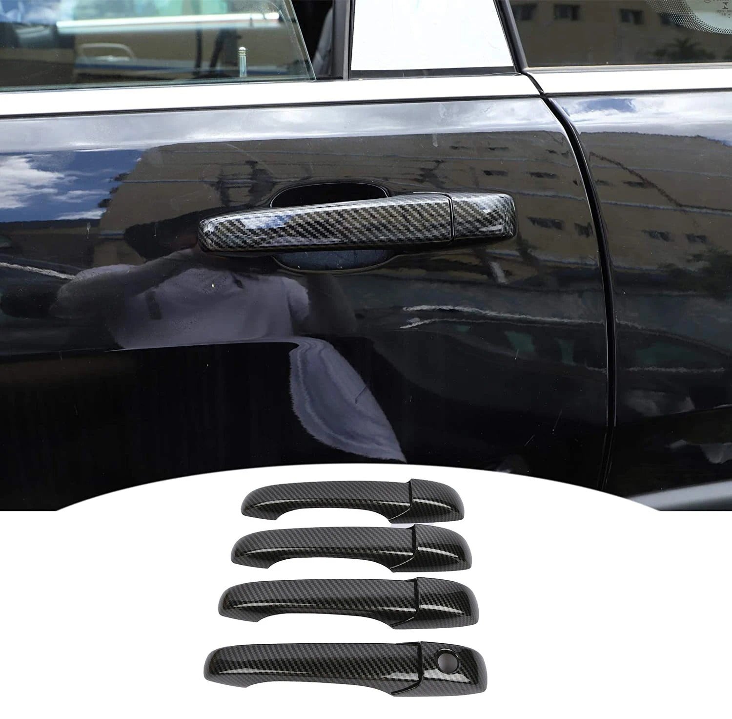 ABS Carbon Fiber Door Handle Cover For Dodge Durango