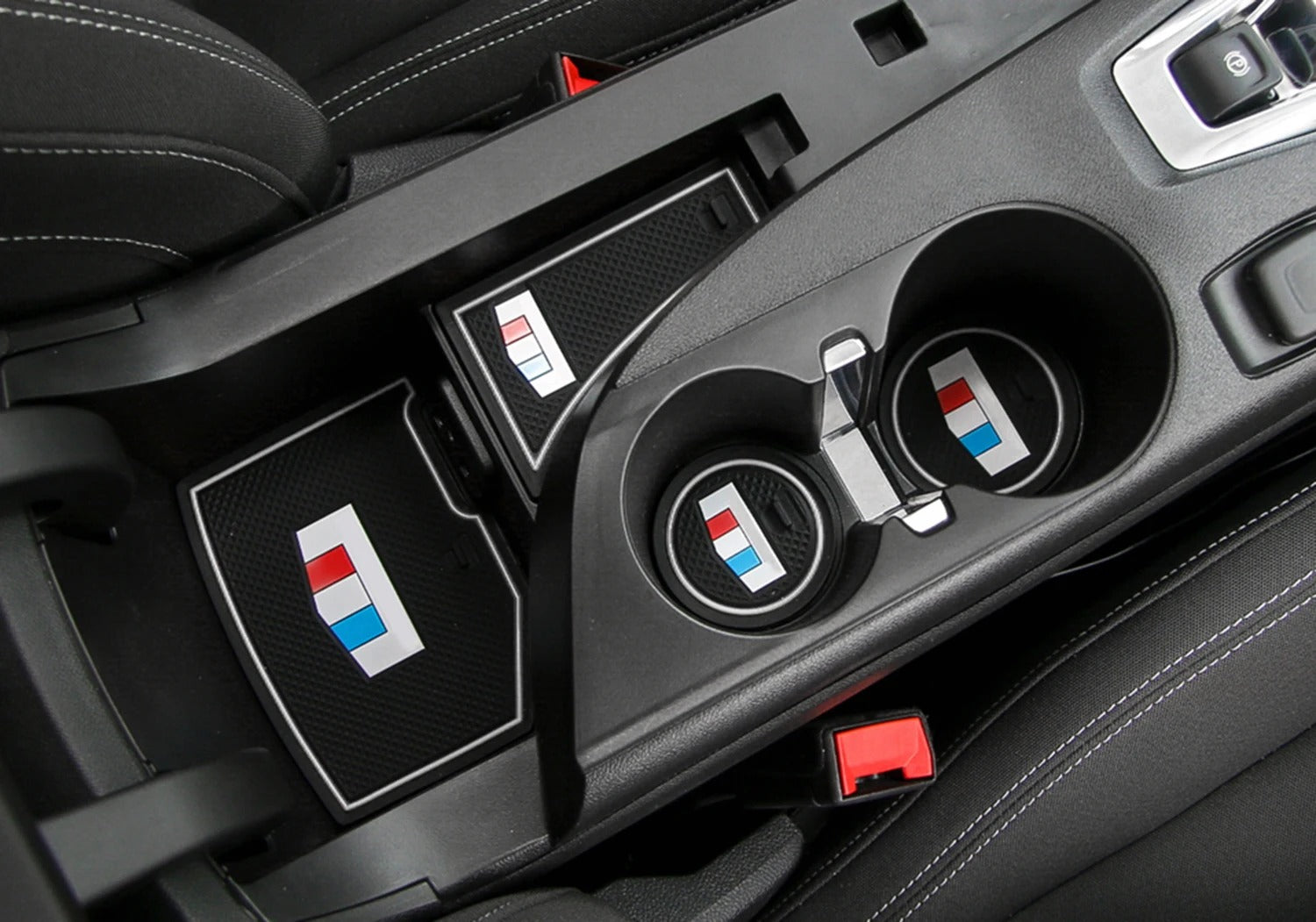 Non-Slip Cup Holder Mat Trim For Chevy Camaro