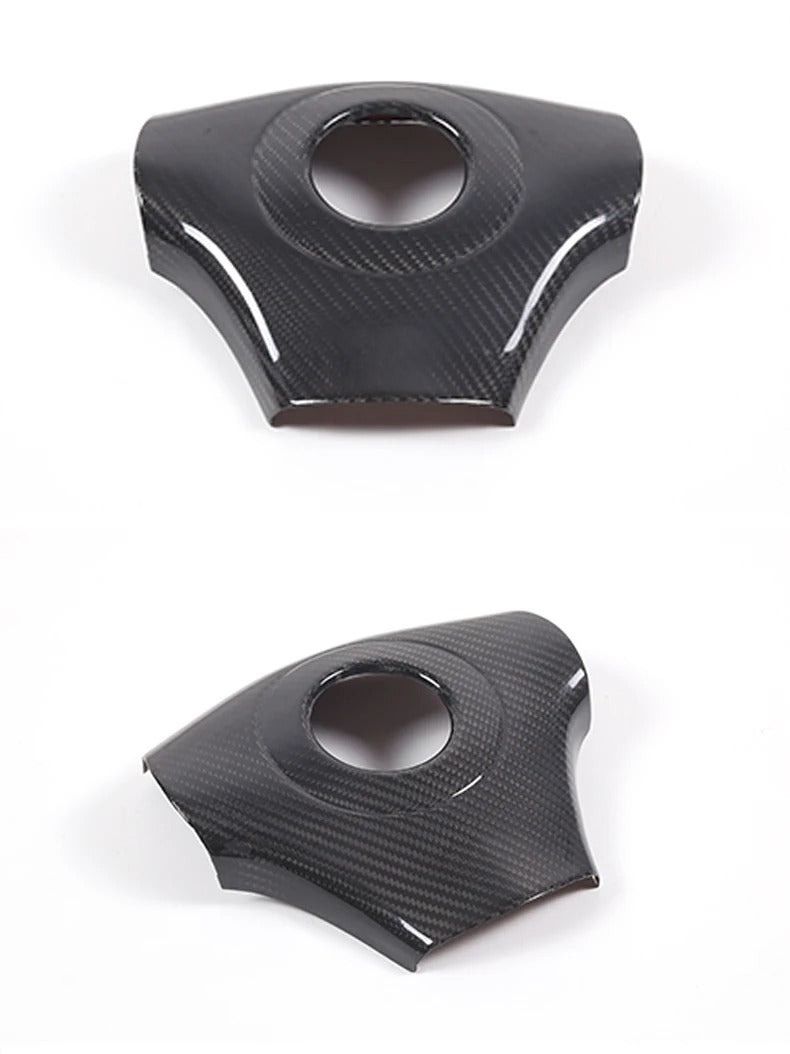 Carbon Fiber Steering Wheel Cover Trim For C6 Corvette