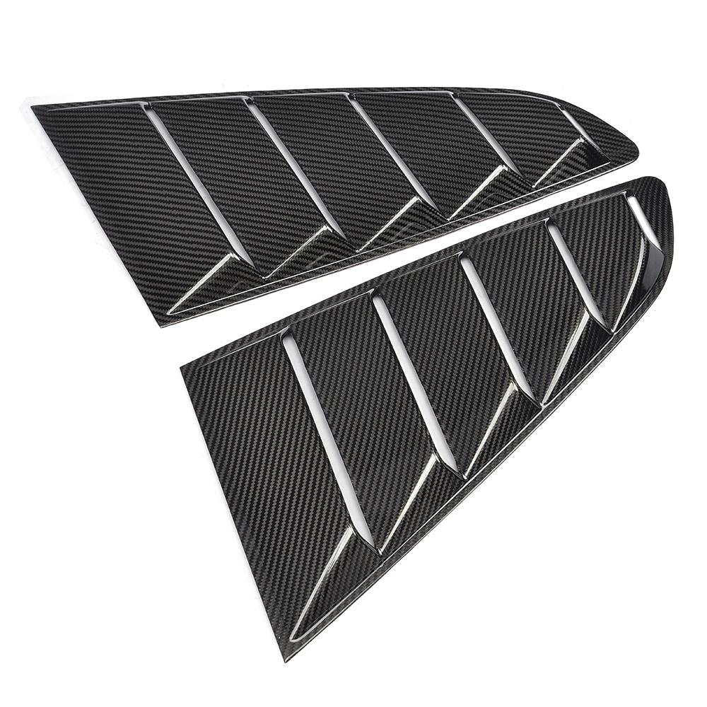 Carbon Fiber Rear Window Vents For Mustang
