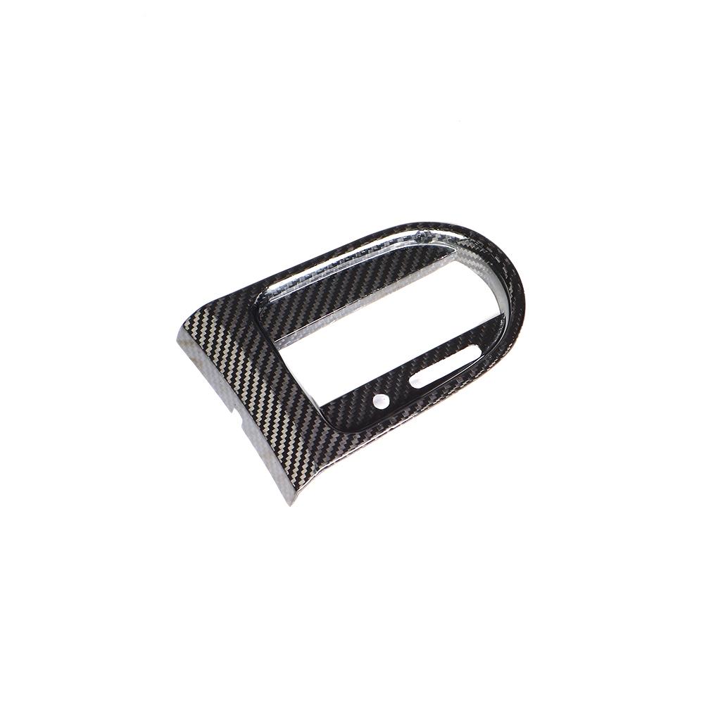 Carbon Fiber Shift Knob Cover Trim For Mustang