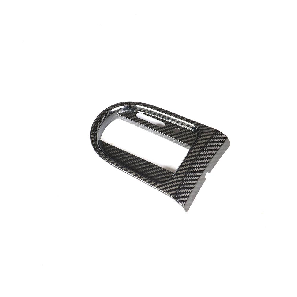 Carbon Fiber Shift Knob Cover Trim For Mustang