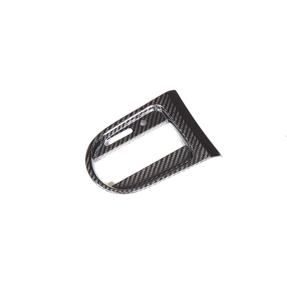 Carbon Fiber Shift Knob Cover Trim For Mustang