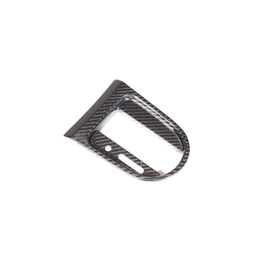 Carbon Fiber Shift Knob Cover Trim For Mustang